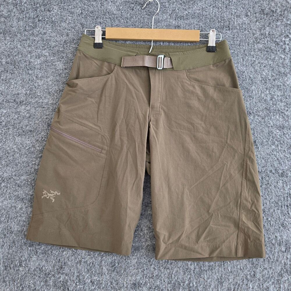Arc'teryx Shorts Mens 28 Lefroy Short 11 Brown Hiking Trail Outdoor Stretch